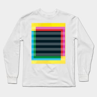 rainbow  geometric pattern Long Sleeve T-Shirt